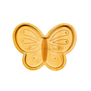 bamboo butterfly plate