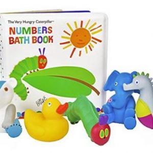 The very hungrt caterpillar bath book and squirt