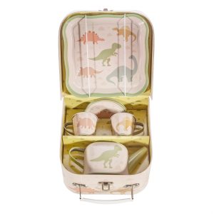 Dinosaur "tea for two" set