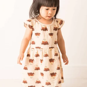 Highland cow dress by Blade and Rose