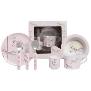 Fairground ponies seven piece dinner set