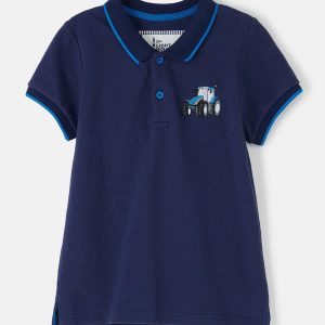 Blue Tractor polo shirt