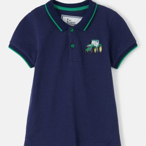 Green Tractor polo top