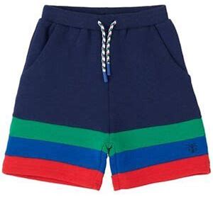 Navy jersey shorts