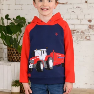 Red tractor hoodie