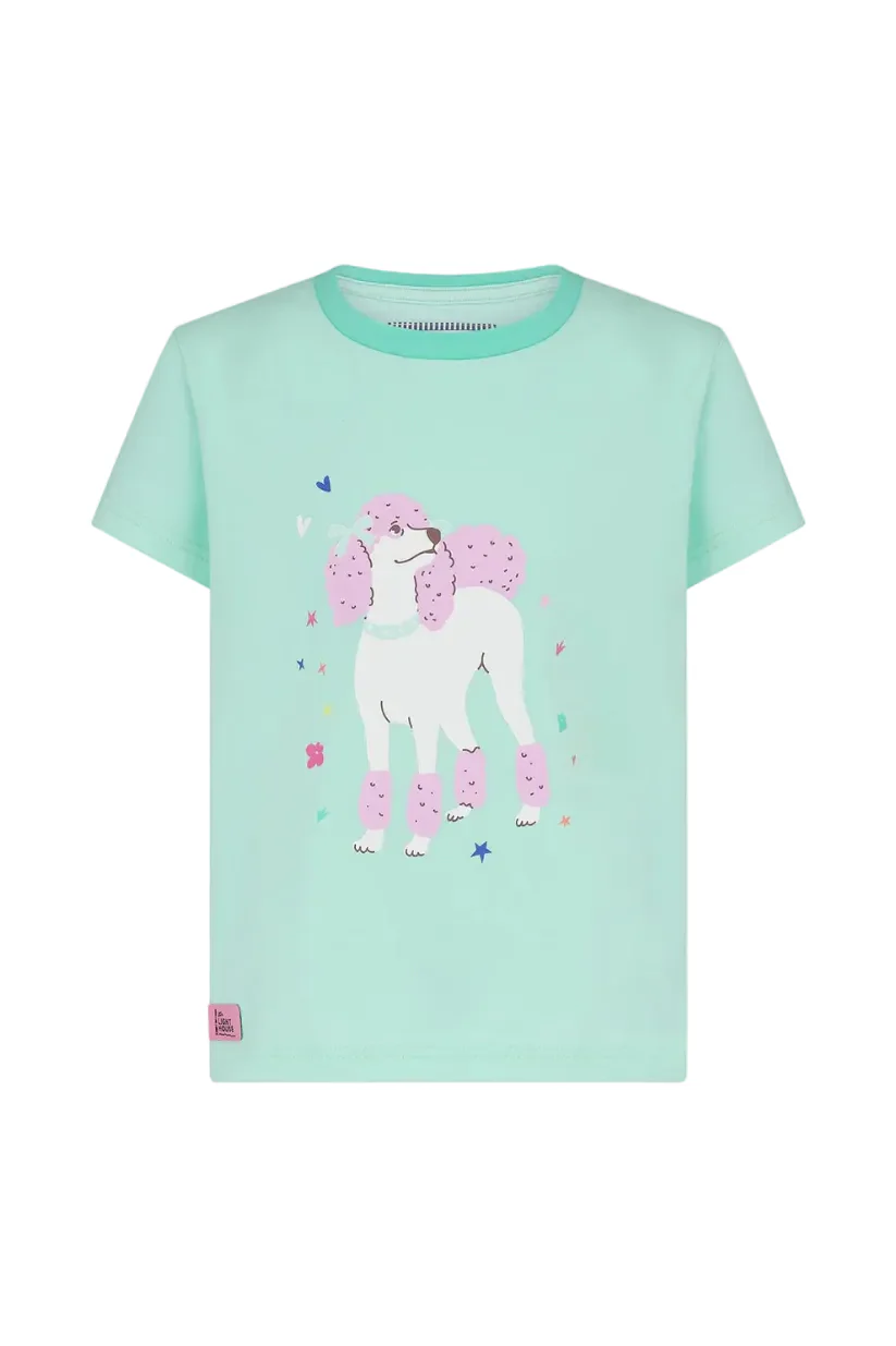 Short sleeve t-shirt with dog